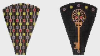 Skeleton Key Two Sided Scissor Case by Brenda Stofft Designs (thumbnail)