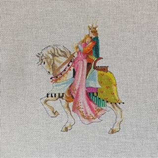 Royal King + Queen with Horse Canvas by Colors of Praise Art Studio (thumbnail)