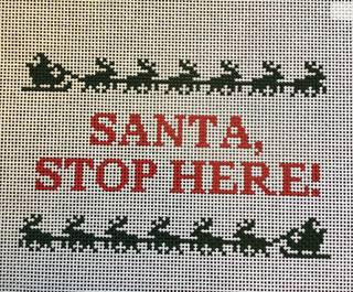 Santa Stop Here by Threaded and Tipsy Designs (thumbnail)