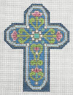Cross - Blue Lime Pink by Creative Needle (thumbnail)