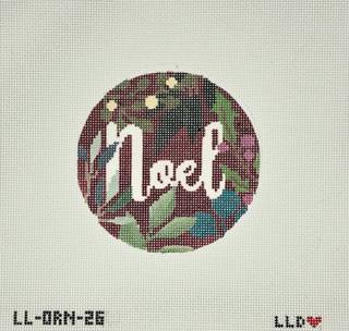 Noel Ornament Red by Laura Love Designs (thumbnail)