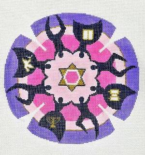 Dancing Kippa by Lee's Needle Arts (thumbnail)