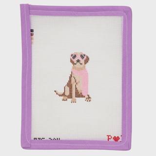 Mini Fab Pup - Chocolate Lab by Poppy J Stitches (thumbnail)