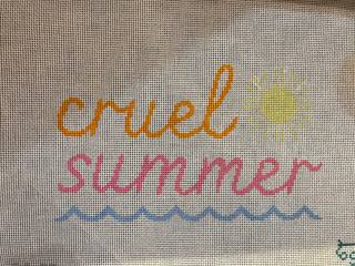 Cruel Summer by Olivia Grace Needlepoint (thumbnail)