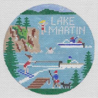 Lake Martin, AL Round - Trunk Show by Doolittle Stitchery (thumbnail)