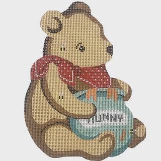 Hunny Bear Ornament by Silver Needle (thumbnail)
