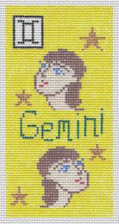 Gemini Zodiac Eyeglass Case - Trunk Show by Doolittle Stitchery (thumbnail)