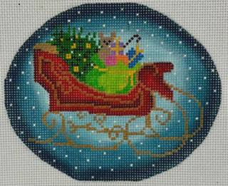 Sleigh Oval by Blueberry Point Canvas (thumbnail)