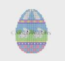 Susan Roberts Bunny Duo Small Egg by Susan Roberts Needlepoint (thumbnail)