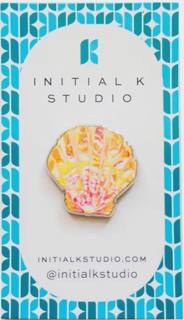 Sunrise Seashell Needle Minder by Initial K Studio (thumbnail)