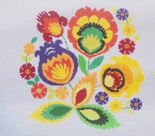 Polish Folk Design - Red Flowers by KCN Designers (thumbnail)