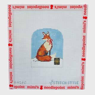 Girl Fox with Stitch Guide by Stitch Style Needlepoint (thumbnail)