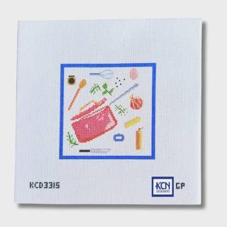 French Cuisine Needlepoint Canvas by KCN Designers (thumbnail)