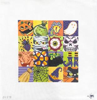 Halloween Squares 24-378 by Blueberry Point Canvas (thumbnail)