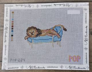 Chaise Lounge Lion by POP! Needle Arts (thumbnail)