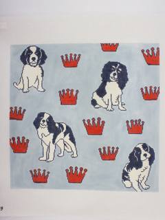 King In Red by Anne Fisher Needlepoint (thumbnail)