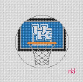Needlepoint by Laura Kentucky Basketball Net Needlepoint Canvas by Needlepoint by Laura (thumbnail)