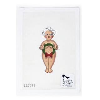 Naked Mrs. Claus with Wreath by Labors of Love (thumbnail)