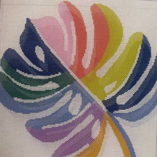 Rainbow Palm Leaf by KCN Designers (thumbnail)