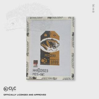 Retro Travel Tag · University of Missouri by Hedgehog Needlepoint (thumbnail)