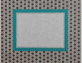 Brown and Turquoise Frame by Colors of Praise Art Studio (thumbnail)