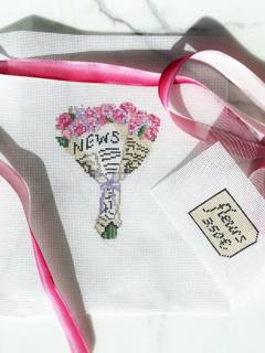 Bouquet S.V.P Scissor Case + Fob by Rachel Barri Designs (thumbnail)