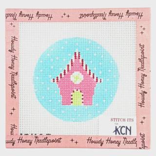 Pink House on Blue by KCN Designers (thumbnail)