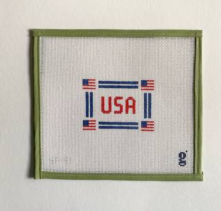 USA Mini Sign by Goodpoint Needlepoint (thumbnail)