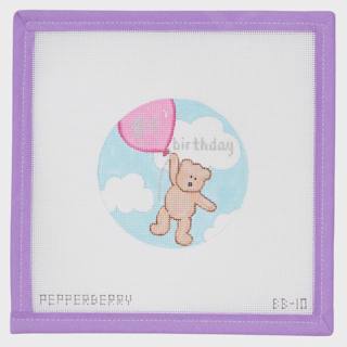 First Birthday Bear - Pink by Pepperberry Designs (thumbnail)