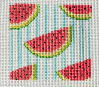 Watermelons Square by Stitch Rock Designs (thumbnail)