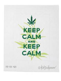 Keep Calm by Kate Dickerson Needlepoint Collections (thumbnail)