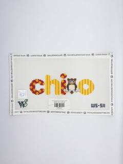 Chi Omega Dots & Stripes Canvas by Wipstitch Needleworks (thumbnail)