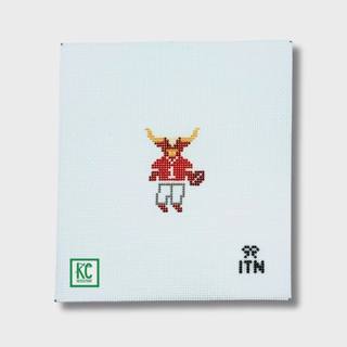 Football Friend Longhorn by Ivy Thread Needlepoint (thumbnail)