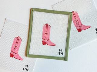 Cowgirl Boot Canvas by Ivy Thread Needlepoint (thumbnail)