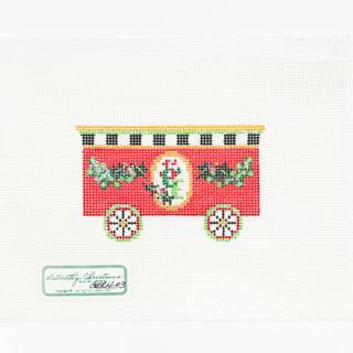 Christmas Train Car with Initials by Strictly Christmas (thumbnail)