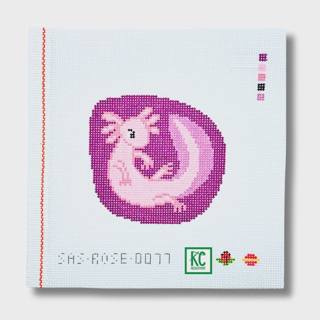 Axolotl Canvas by Saturnalia Stitching (thumbnail)