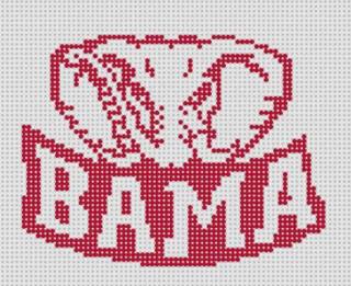 Alabama Elephant by Needlepoint by Laura (thumbnail)