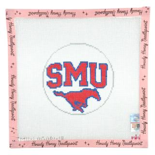 SMU Round by Needlepoint by Laura (thumbnail)