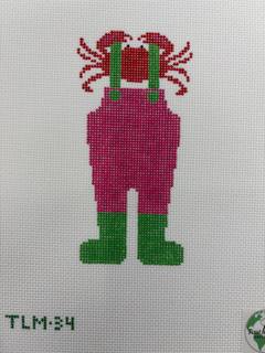 She Crab Wader by Tout Le Monde Needlepoint (thumbnail)