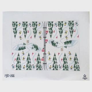 The Slopeside Backgammon Board by Morgan Julia Designs (thumbnail)