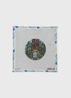 Redwood Forest Round by The Gingham Stitchery (thumbnail)