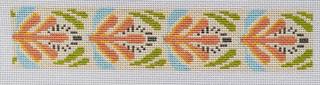 Floral Key Fob by Blueberry Point Canvas (thumbnail)