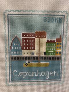 Copenhagen Nyhaven Stamp by Stitch Style Needlepoint (thumbnail)