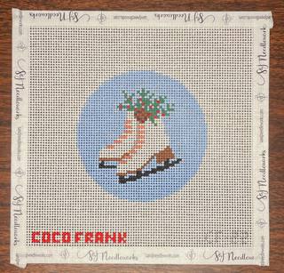 Ice Skates Round by Coco Frank Studio (thumbnail)