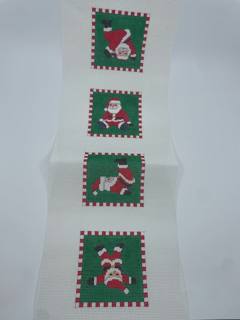 Tumbling Santas Coasters by Liz Goodrick-Dillon (Tapestry Tent, via Susan Roberts) (thumbnail)