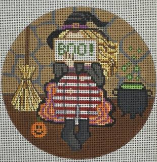 Halloween Stitching Girl by Alice Peterson (thumbnail)