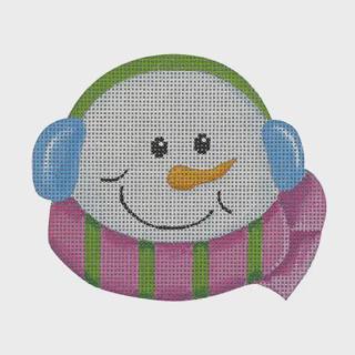Snowman  Head / Pink by Pepperberry Designs (thumbnail)