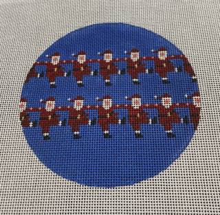 Santa kick line by Patti Mann (thumbnail)