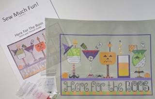 Here For The Boos with Stitch Guide and Embellishments by Sew Much Fun Needlepoint (thumbnail)