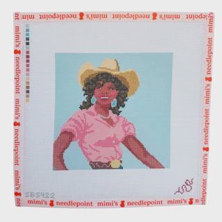 Black Rodeo Cowgirl by Spellbound Stitchery (thumbnail)